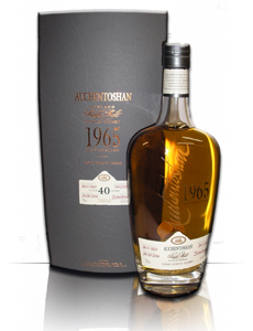 Auchentoshan Distillery premium 1965 Whisky